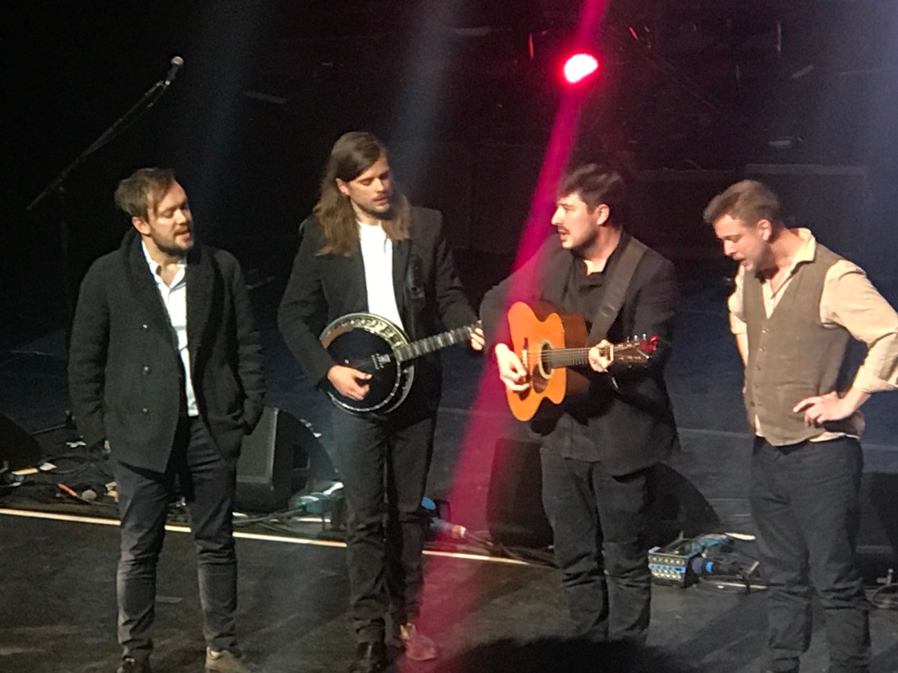 Mumford and Sons at AMA UK - Credit Chaz Brooks